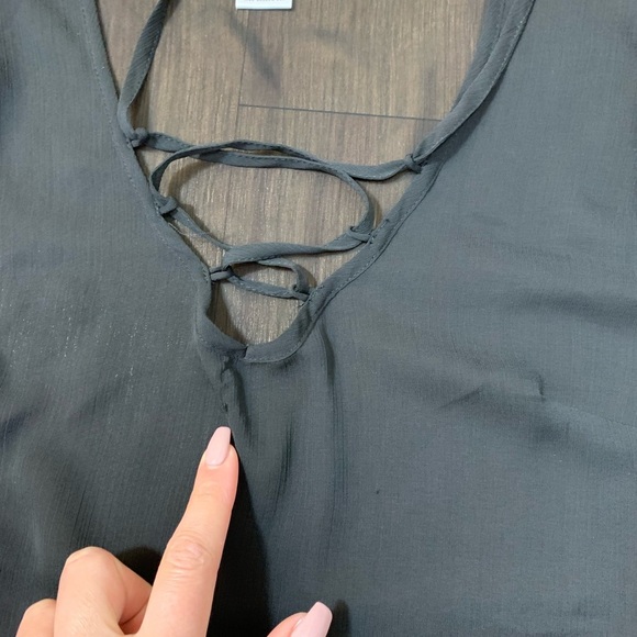 Band Of Gypsies Boho Bell Sleeve Ruffled Dress - Picture 10 of 12